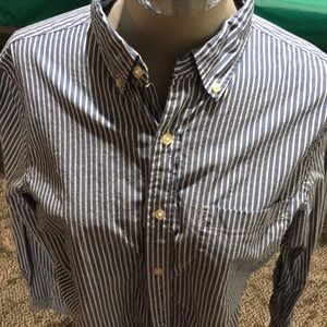 Striped button down shirt